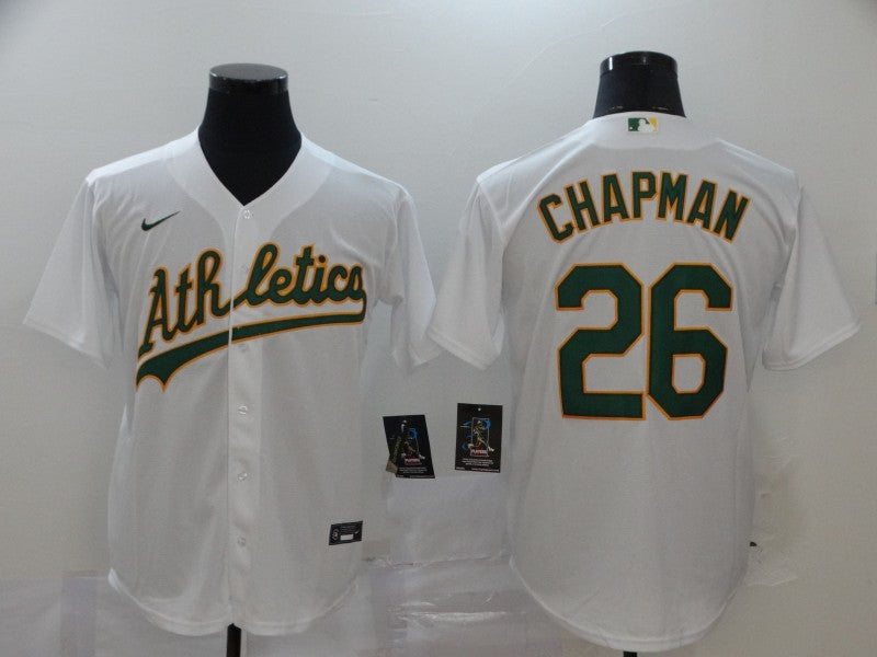 Men's Oakland Athletics Matt Chapman #26 White Jersey